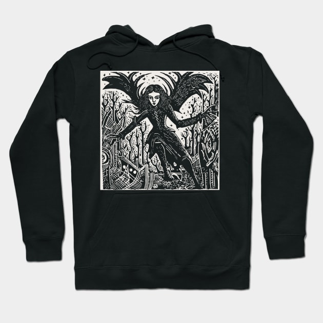 Goth succubus Hoodie by tatadonets